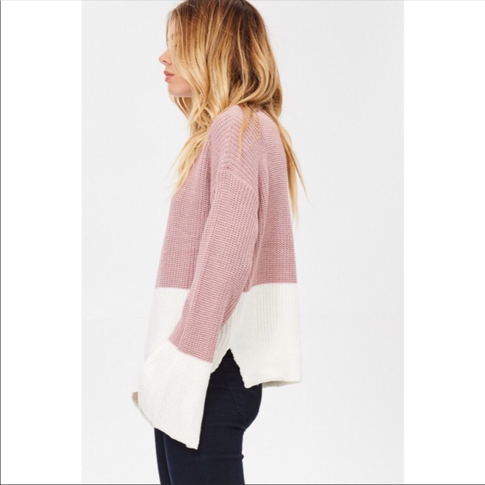 New Color Block Sweater